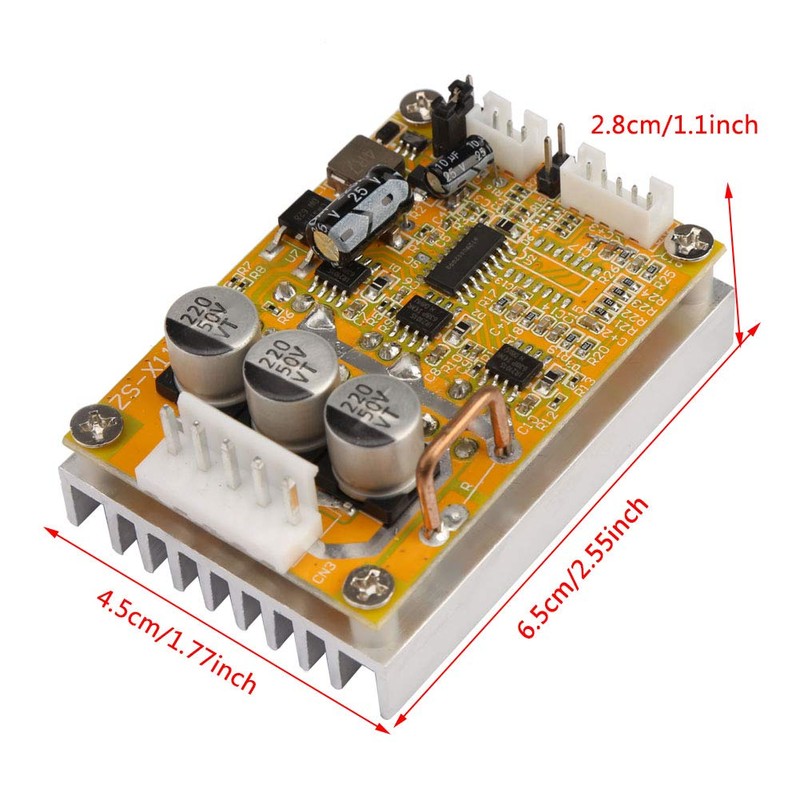 5V-36V 350W DC Brushless with Hall Motor Controller BLDC PWM
