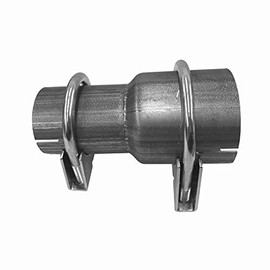 Pipe Reducer from Diameter 40 mm to Diameter 55 mm Exhaust Adapter Including 2 Mounting Clamps Reducer Connector Reduction Connector Pipe Reduction Pipe Reduction Pipe Connector Pipe Connector Clamp