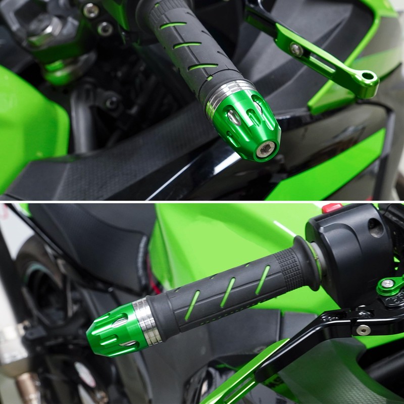 Motikvans Motorcycle Bar End Cap Grip End for Kawasaki Ninja