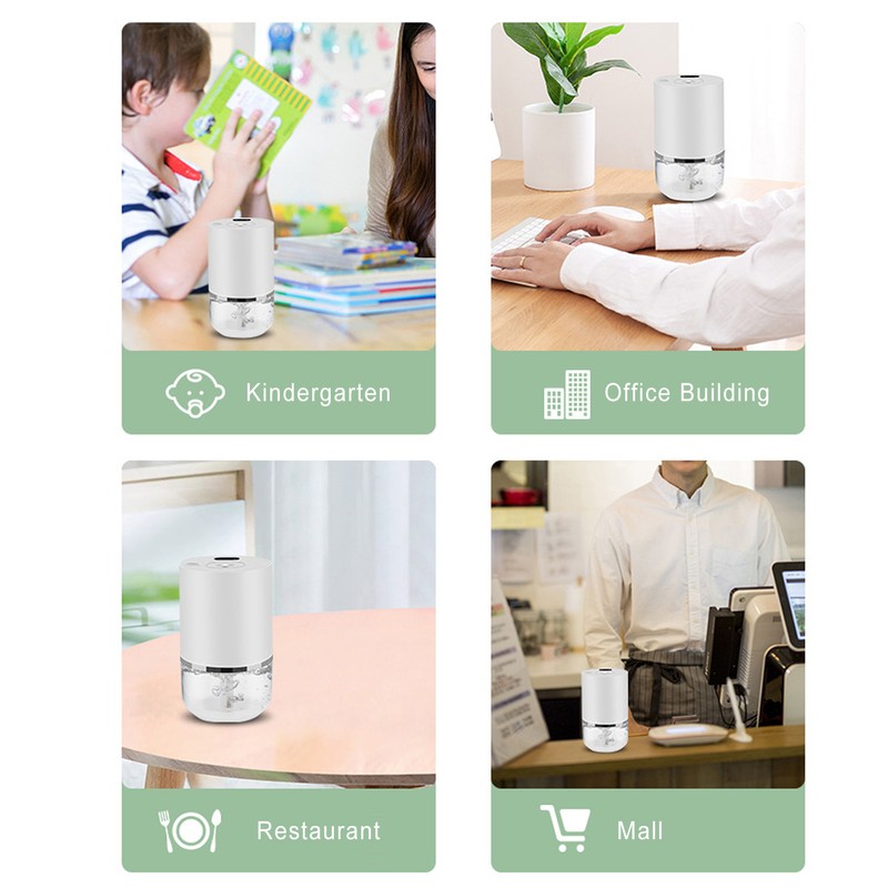 Ethanol Atomizer Cleaner FullAutomatic Induction Spray Sensor Dispenser for Home