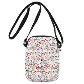 G2TUP Forky Crossbody Bag Forky Gifts Forky Shoulder Bag Forky Merchandise Toy Movie Gifts (Blue Mouth CA)