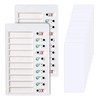 Siliget 2 Pcs Chore Chart Memo Boards, Portable to Do
