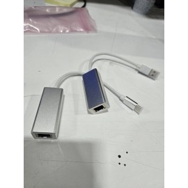 Unbranded  USB C  AND USB to Ethernet Adapter RJ45  New Qty 2