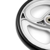 Wealrit 2 Pcs Wheels Replacement for Wheelchairs Solid 8 Inch
