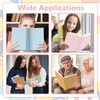 QOUBAI Jumbo Stretchable Book Covers 12PCS Reusable Fabric Book Covers