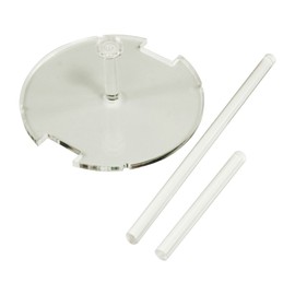 LITKO 70mm Circular HD Flight Stand Kit Compatible with The Star Wars: Legion, 3mm Clear