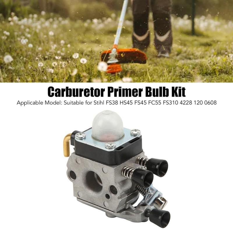 Carburetor Fuel Filter Kit Air Filter Primer Bulb Fuel Line