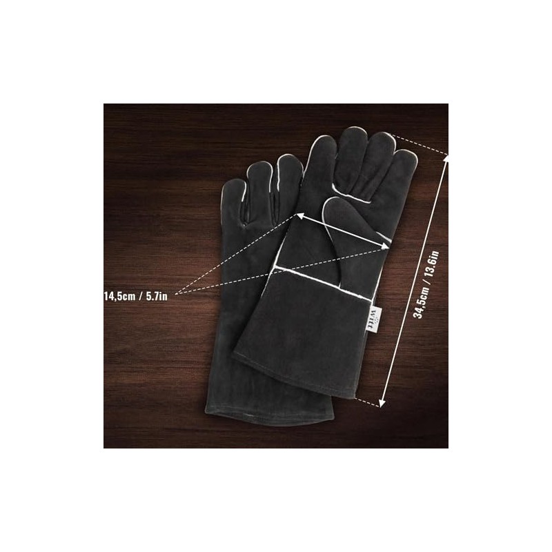 Witt Pizza Oven Gloves - Premium Heat Resistant Protection for