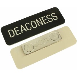 Sterling Gifts Deaconess Badges, Deaconess Name Tags, Deaconess Title Badges - Set of 2