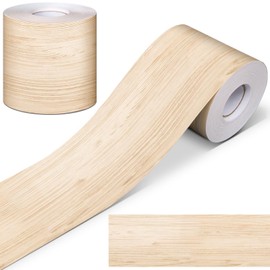 Zonon 65 Feet Natural Wood Classroom Bulletin Board Borders 1 Roll of Wood Bulletin Board Straight Borders Trim for Back to School Classroom School Decoration Whiteboard