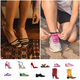 10 Pairs Women's Toe Topper Socks with Padding Toe Pads Covers Forefoot Cushion Pads Toe Cushions Half Socks Non Skid Reusable Forefoot Protectors Pad for Women High Heels (Nude, Black)