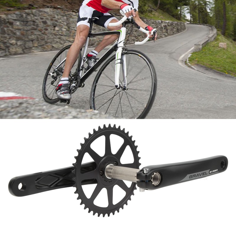 Road Bike Crankset Hollow Integrated Bike Crank Arm Set Off