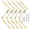 CENDGOOD Door Pulls Tableware Handles Spoon Knife Fork Shape Kitchen