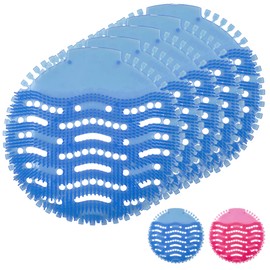 Urinal Screen Splash Mats, Scented Toilet Deodorizer and Urinal Splash Guards for Men’s Toilet (Urinal Screen Ocean Mist Blue, PACK OF 5)