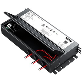 24v 288w Dimmable LED Driver,120V AC to 24V DC led Transformer Compatible with Lutron & Leviton Switch–No Flicker&Dimming,UL Listed,Class 2 LED Power Supply for LED Strip Light & Low Voltage Projects