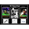 STUNNING QUALITY WE THREE KINGS SNOOKER. JIMMY WHITE. RONNIE O'SULLIVAN.