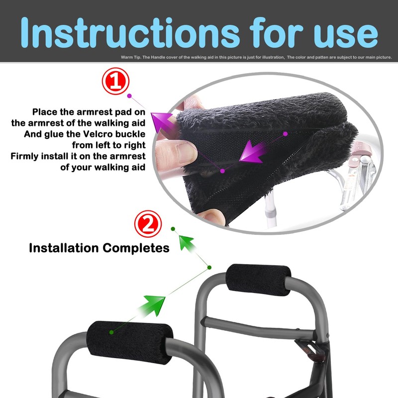 Walker Handle Pads Walker Handle Cushions Walker Padded Hand Grip