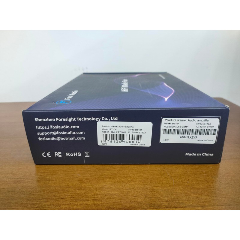 Fosi Audio BT10A Bluetooth 5.0 Stereo Audio Amplifier Receiver 2
