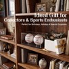 Baseball Display Case for 2 Golf/Tennis Balls, Small Collectibles.