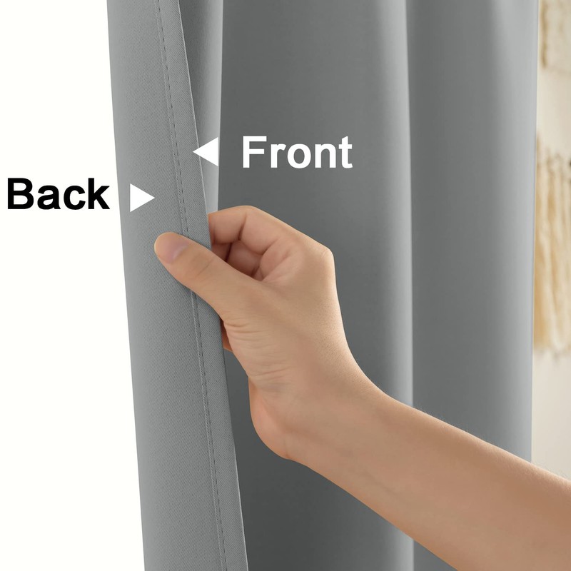 XTMYI Short Curtains for Bathroom Window,48 Inch Length Waterproof Blinds