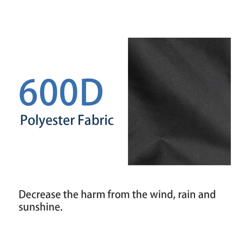 ValueHall Fire Pit Cover Waterproof 600D Heavy Duty Firepit Cover