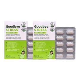 Rhodiola Root Extract Goodbye Stress Theanine Nutrient 1300mg 60 Tablets 2 / 홍경천 추출물 굿바이 스트레스 테아닌 영양제 1300mg 60정 2개