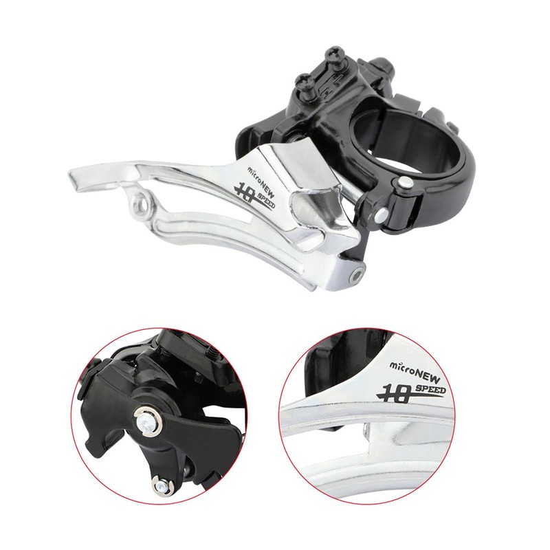 HOUSON front derailleur, bicycle derailleur compatible with 31.8 / 34.9mm