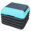 Height-Adjustable Step Aerobics Platform Fitness Equipment Stepper Trainer Exercise Step