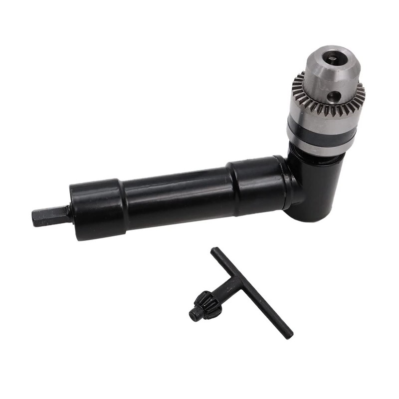 ZONADAH Metal Head Carbon Steel Right Angle Bend Extension Chuck