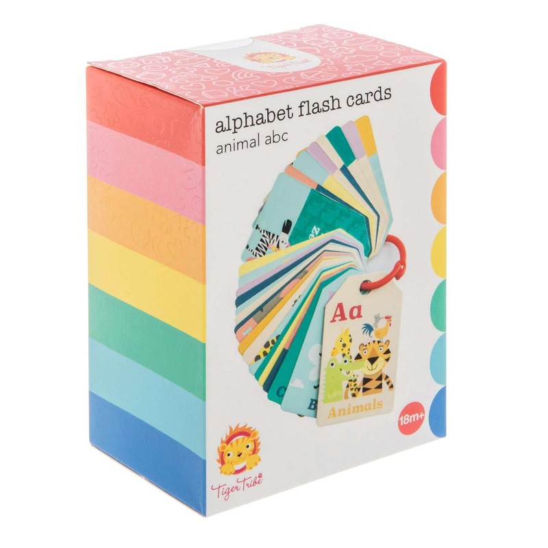 Tiger Tribe 26 Alphabet Flash Cards Includes 26 Double Sided
