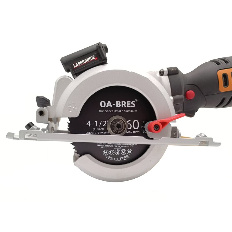 3 Pack 4 1/2-Inch HSS Compact Circular Saw Blades with