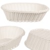 KADAX Braided Basket, Polypropylene Bread Basket, Fruit Basket, Food Basket