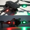 Holyton 2-Piece Suit Drone Strobe Light, Anti Collision, Rechargable Flash