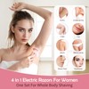 Electric Razors for Women, 4 in 1 Face Razors for