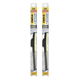 Rain-X 810168 Latitude 2 en 1 limpiaparabrisas repelentes al agua, 28 pulgadas (paquete de 2), limpiaparabrisas de repuesto automotriz con frmula...  