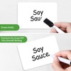 SVNOOC Multi-Use Removable Labels, Dry Erase Labels Sticker Stickers, White,