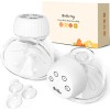 BIOBOO Hug Double Wearable Breast Pump- White, New Sealed 24mm,