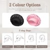 Hroevc 2PCS Silk Bonnet Satin Bonnet, Silk Hair Wrap for