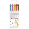 Zebra Highlighter Mildliner Brush Refined Color 5 Colors Set, WFT8-5C-RC