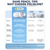 Polislime 3 Pairs Replacement Ear Tips for AirPods Pro 2nd/1st