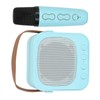 Mini Karaoke Machine Portable Bluetooth Speaker With Wireless Microphone Bass