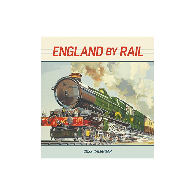 England by Rail 2022 Wall Calendar