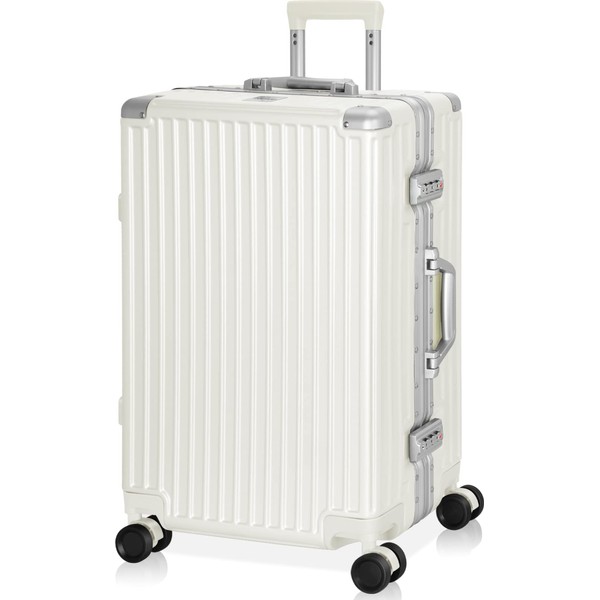 AnyZip Luggage Aluminium Frame Suitcase PC ABS Hard Shell TSA