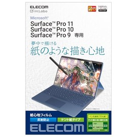 Elecom TB-MSP9FLAPLL Surface ProX/8/9/9 With 5G/10/11 Generation Protective Film, Feel Paper, Anti-Glare, Kent Paper Type