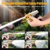 Heavy Duty Brass Garden Hose Nozzle High Pressure Metal Water