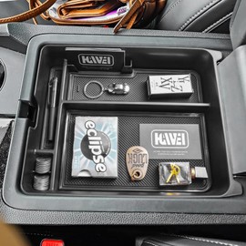 HGWEI Center Console Organizer Compatible with Honda Pilot 2023 2024 2025 2026 and Ridgeline/Passport 2024 2025 2026 Interior Accessories Insert Armrest Storage Box Tray, Black