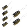 6pcs Panasonic FM Series Electrolytic Capacitors 35V 33~1800uf Ultra Low