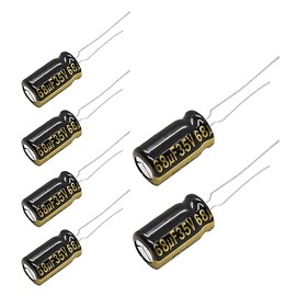 6pcs Panasonic FM Series Electrolytic Capacitors 35V 33~1800uf Ultra Low ESR (68uf)
