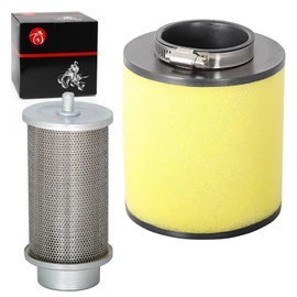 Air Filter & Guide CLEANER BODY for Honda TRX250EX TRX250X Recon 250 TRX250TE TRX250TM 2001-2023 17211-HN6-000 17254-HM8-000