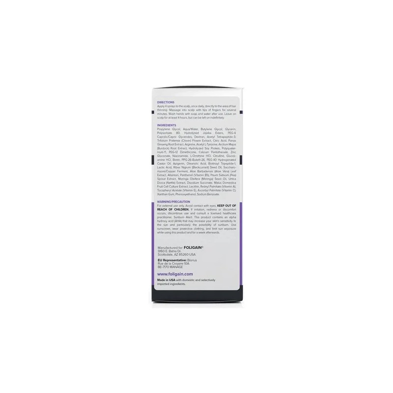 Trioxidil 10% Foligain para Mujer Anticaída y Regeneración Capilar